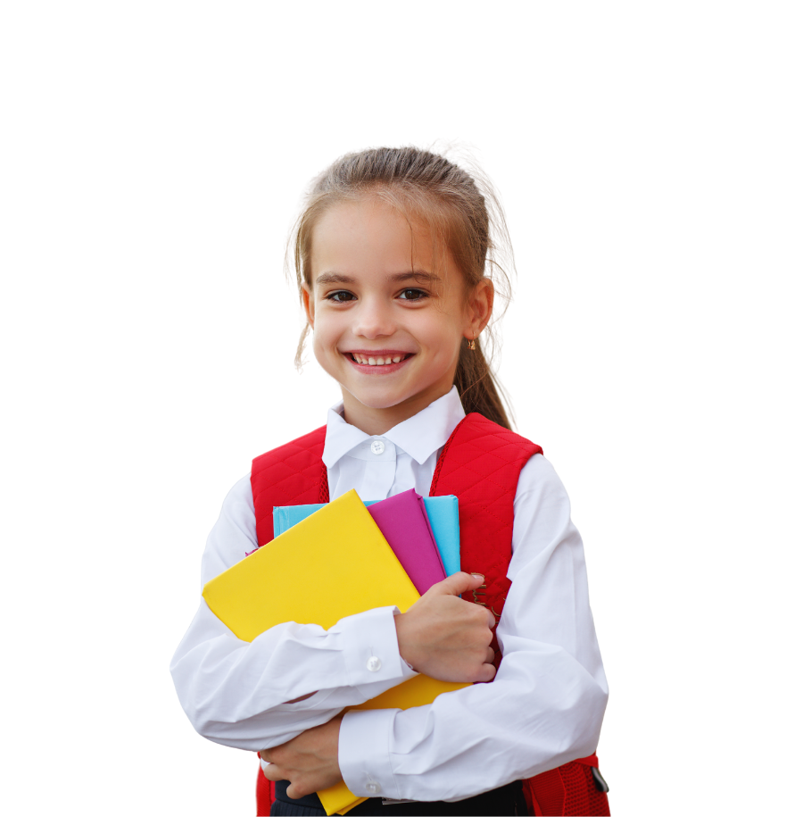 Niña estudiante de primaria