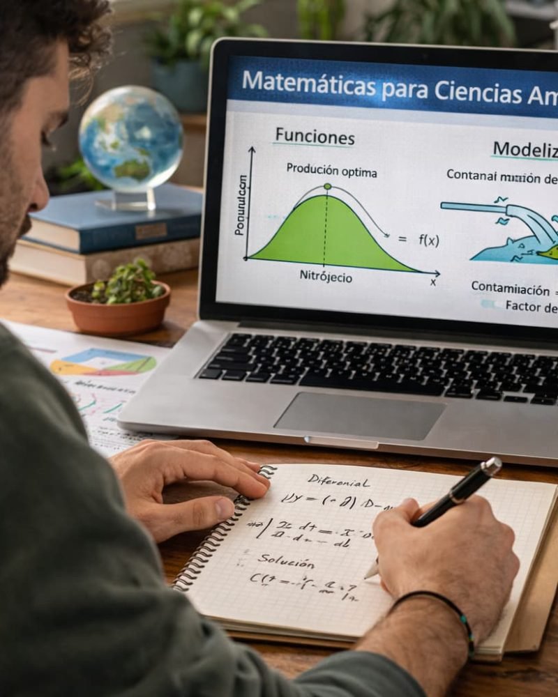 clases de matemáticas para ciencias ambientales